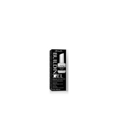 Retail box of IBD Top Coat Building Gel, formulated to finish gel overlays with glossy, chip-resistant shine.