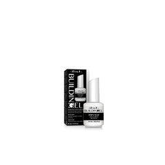 IBD Building Gel Top Coat with product box, seals enhancements with a high-shine finish and added durability.