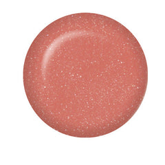 nail powder swatch drop of ibd Dip & Sculpt Palermo shimmer peachy pink nail powder