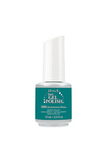 Front view of a ibd Just Gel Polish Americana Mama 0.5 ounce glass bottle with white brush cap
