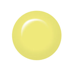 Color swatch of ibd Dip & Sculpt Hot Rocco on white background previewing its light banana yellow color