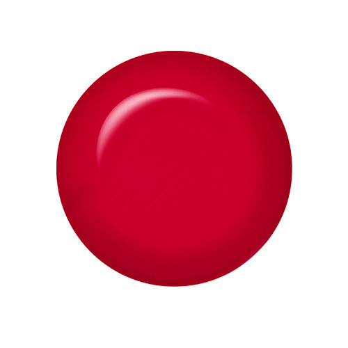 Bright carmine red circular color swatch of ibd Dip & Sculpt Top-Tional