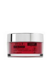 A 2 ounce tub of ibd Dip & Sculpt Top-Tional nail powder dip capped with a metallic silver cover