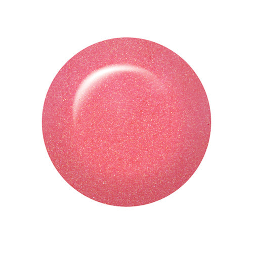 Circular color sample of ibd Dip & Sculpt Inky Pinky showing its shimmering light pink color