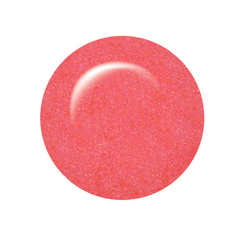 Circular swatch of ibd Dip & Sculpt Just So Lovely showing its glossy glittery light pink color