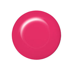 Circle-shaped ibd Dip & Sculpt Flirty Flamenco color swatch preview showing its flamingo pink hue 