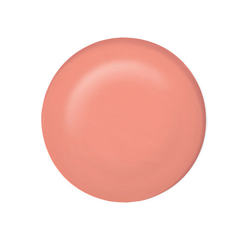 Circlular color swatch of ibd Dip & Sculpt Sundance nail powder featuring its peach pink color
