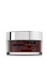 Front view of a 2-ounce glass container of ibd Dip & Sculpt Dare to be Decadent featuring its silver metallic twist cap
