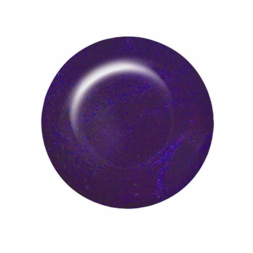 Glossy dark violet color patch preview of ibd Dip & Sculpt Pixie Pop on white background