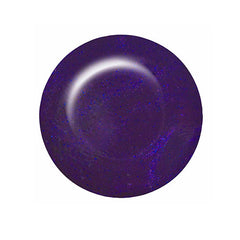 Glossy dark violet color patch preview of ibd Dip & Sculpt Pixie Pop on white background