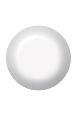 Swatch of IBD Pro Lacquer in Whipped Cream, a pure white, showcasing a smooth, creamy finish for elegant nail designs.
