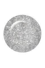 IBD Advanced Wear Pro Lacquer Silver Lites swatch, a charcoal gray, offering rich color payoff and long-lasting wear.