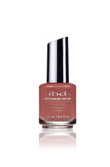 IBD Advanced Wear polish in Mauve Over, a muted terracotta cream that channels earthy elegance with a modern desert twist.