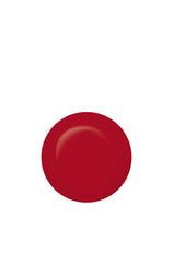 Swatch of IBD Lucky Red, a bold true red cream with high shine and undeniable vintage bombshell vibes.