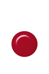 Swatch of IBD Luck of the Draw, a cheerful cherry red cream with a classic high-gloss finish for everyday glam.