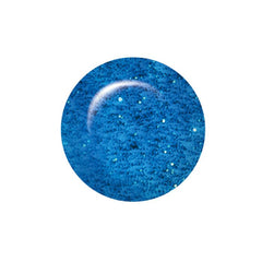 IBD Advanced Wear So Cryptic Swatch in a rich cobalt glitter, ideal for party-ready or dazzling nighttime manicures.