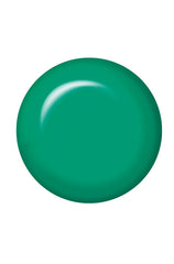 Just Me n' Capri vivid turquoise ibd nail polish swatch with a glossy finish, perfect for standout manicures.
