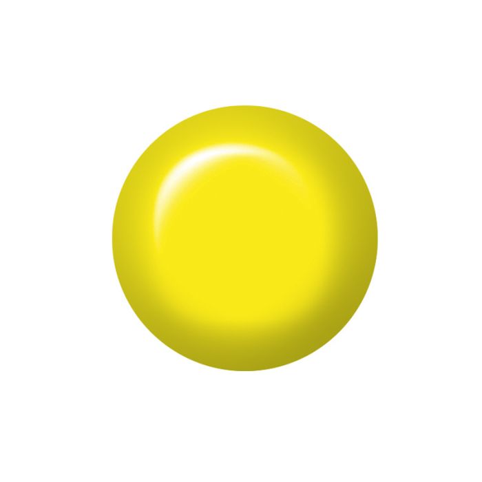 IBD Advanced Wear Solar Rays Swatch in a high-voltage neon yellow crème, ideal for festival or summer statement nails.