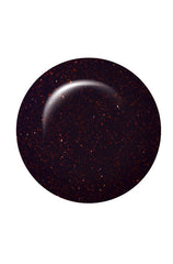 Dolomite black cherry glitter ibd nail polish swatch with sparkling red flecks for a dramatic effect.