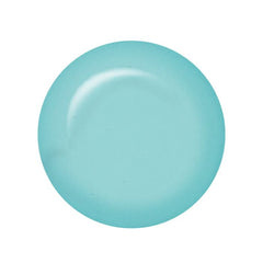 Swatch of IBD Just Keep Swimmin' – crisp aqua gel polish with a vibrant cream base and a smooth high-gloss finish.
