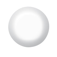 ibd Just Gel Polish Whipped Cream swatch in bright opaque white, ideal for clean, classic manicures with a flawless finish.