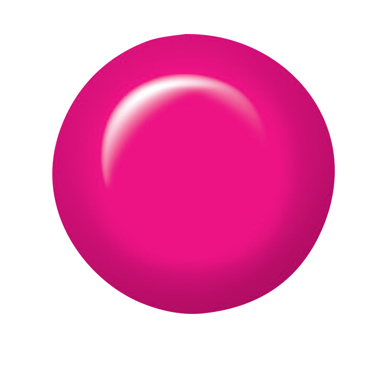 Swatch of IBD Parisol, a vivid fuchsia nail color with a rich cream formula and high-gloss shine.