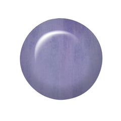Swatch of IBD Amethyst Surprise, a sheer lilac shimmer with delicate pearl undertones and an ethereal glow.