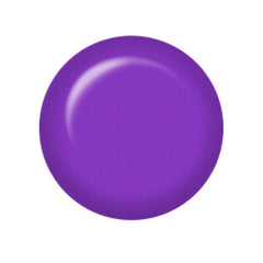 Swatch of IBD Heedless to Say, a saturated bright purple with smooth, full coverage and a lively tone.