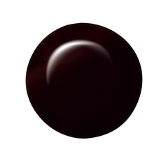 Swatch of IBD Plum Raven, a deep plum-black crème with intense saturation and glossy depth.