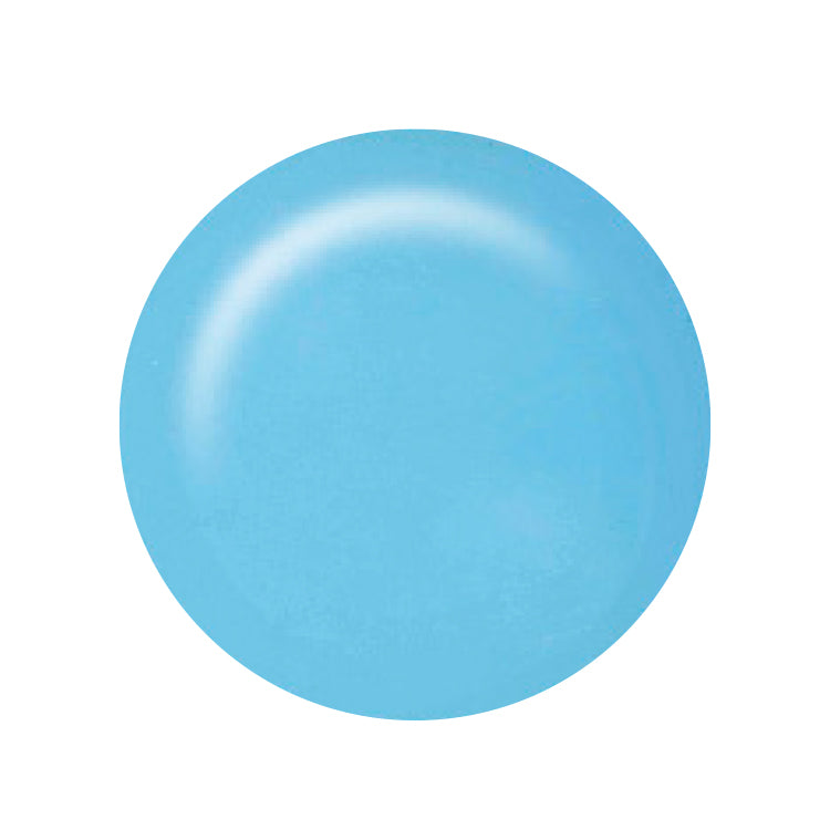 Swatch of IBD Full Blu-um, a light sky-blue crème with a clean, fresh finish.
