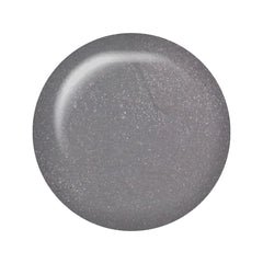 Swatch of IBD Head in the Clouds, a cloudy grey with a hint of pearly shimmer for a serene, wearable glow.