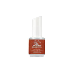 IBD Just Gel Polish Gilded Duchess – coppery bronze glitter gel polish with sparkling shimmer and LED/UV cure.