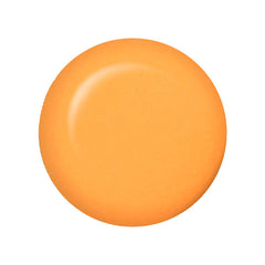Glossy pastel sunbaked orange sample color pantone badge of ibd nail care treatment tool
