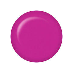 Neon magenta circular patch representing ibd Advanced Wear Duo Hong Kong Highlife polish final color result