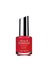 Front view of 0.5 ounce bottle of ibd Advanced Wear TOPtional featuring its brush cap & label