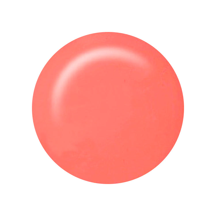 Bright tangerine color patch previewing ibd Advanced Wear Galavant nail polish's finish