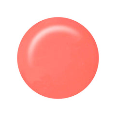 Bright tangerine color patch previewing ibd Advanced Wear Galavant nail polish's finish
