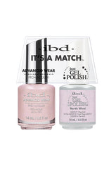 Illustration of ibd Advanced Wear Color Duo with Just Gel Polish in North Wind variant  with its 14ml pack 