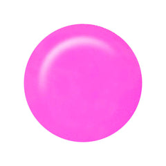 Circular color sample of ibd nail care product showing its Bright Pink color