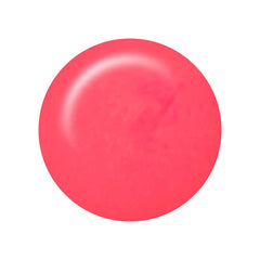 Glossy Flowerful Orange Pink shade sample color pantone of a nail gel lacquer 