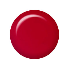 IBD Mu-cha-cha-cha Nail Polish Swatch, a bold red shade with a vibrant, glossy finish.