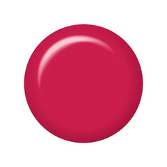 IBD Just Gel Polish Swatch in Concealed With a Kiss, a vibrant berry red swatch with bold pigmentation and a glossy gel finish.