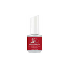IBD Just Gel Polish in Concealed With a Kiss, a bright ruby red gel polish with a flirty, kissable intensity.