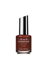 Front view of ibd Advanced Wear On My Tanzania nail polish 0.5 ounce glass bottle printed with product name & details