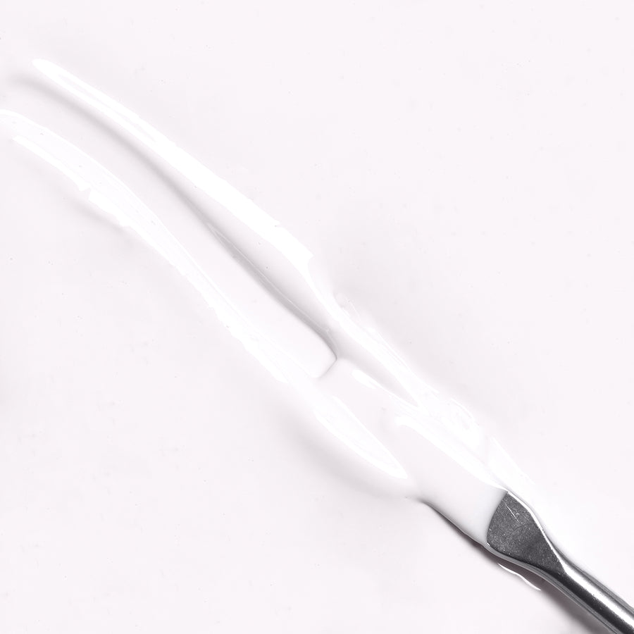 A close-up of Xtreme Hard Gel LED/UV Builder Gel in Milky White