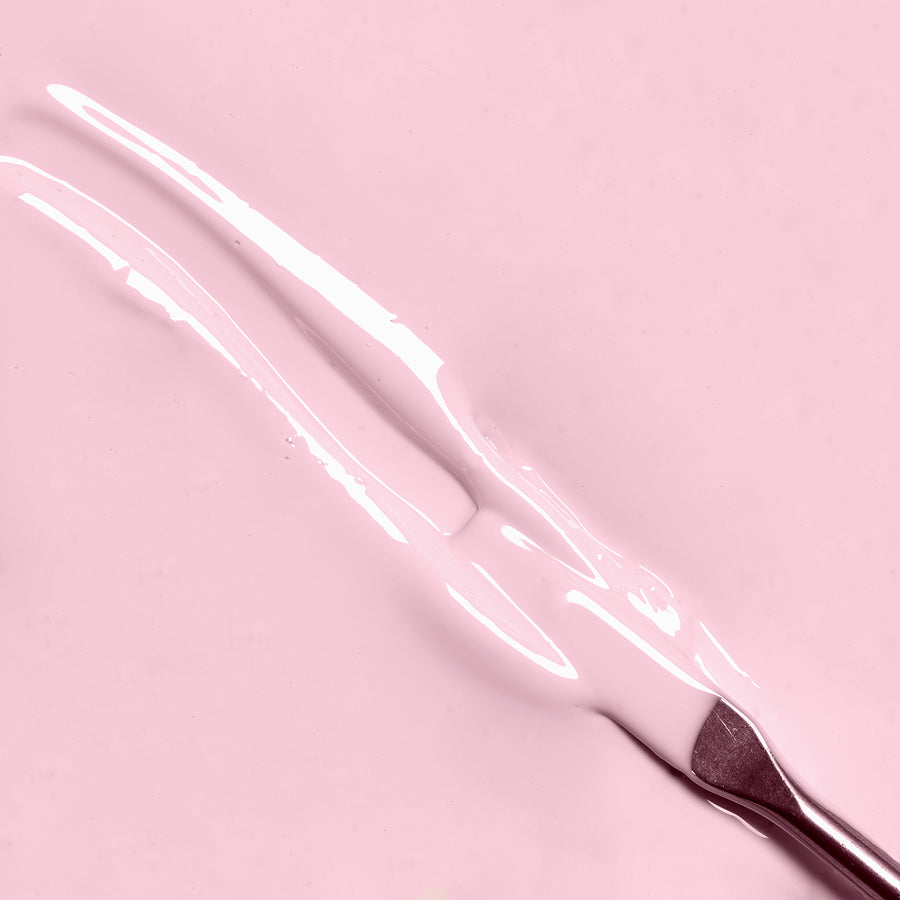 Closeup of Xtreme Hard Gel LED/UV Builder Gel in Pink Glaze