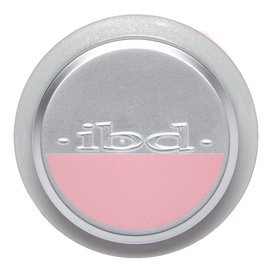 Top of container of IBD Xtreme Hard Gel LED/UV Builder Gel in the shade Rose Luster