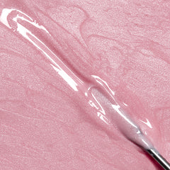 A close-up of IBD Xtreme Hard Gel LED/UV Builder Gel in the shade Rose Luster