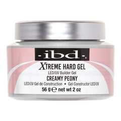 Front of container of Xtreme Hard Gel Creamy Peony