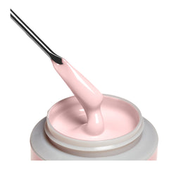 Closeup of Xtreme Hard Gel Creamy Peony